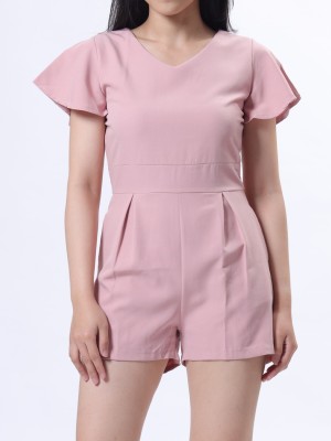V Neck Playsuit