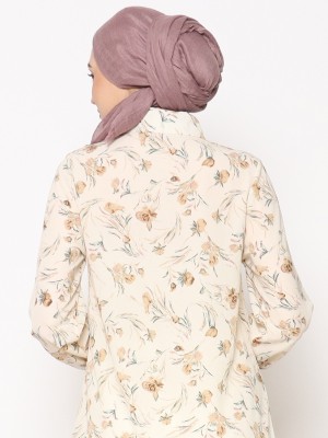 ANF Flower Bloom Print Shirt dress