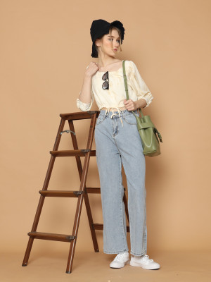 Drawstring Crop Top