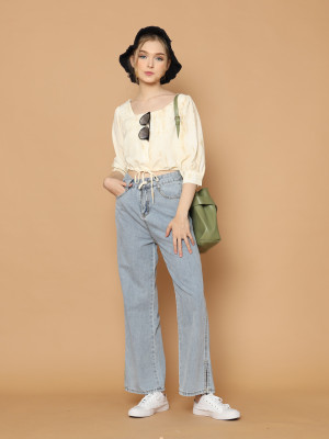 Drawstring Crop Top