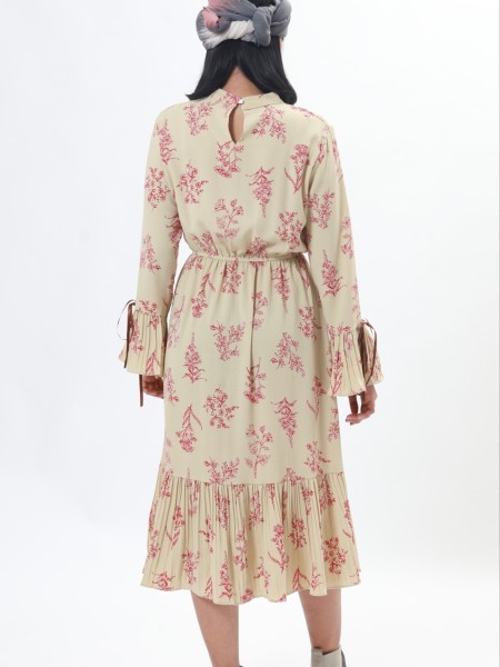 Leaves Print Dress