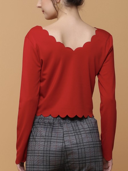 Crop Laser Cut Top