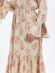 Leaves Print Dress
