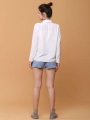 hidden button shirt